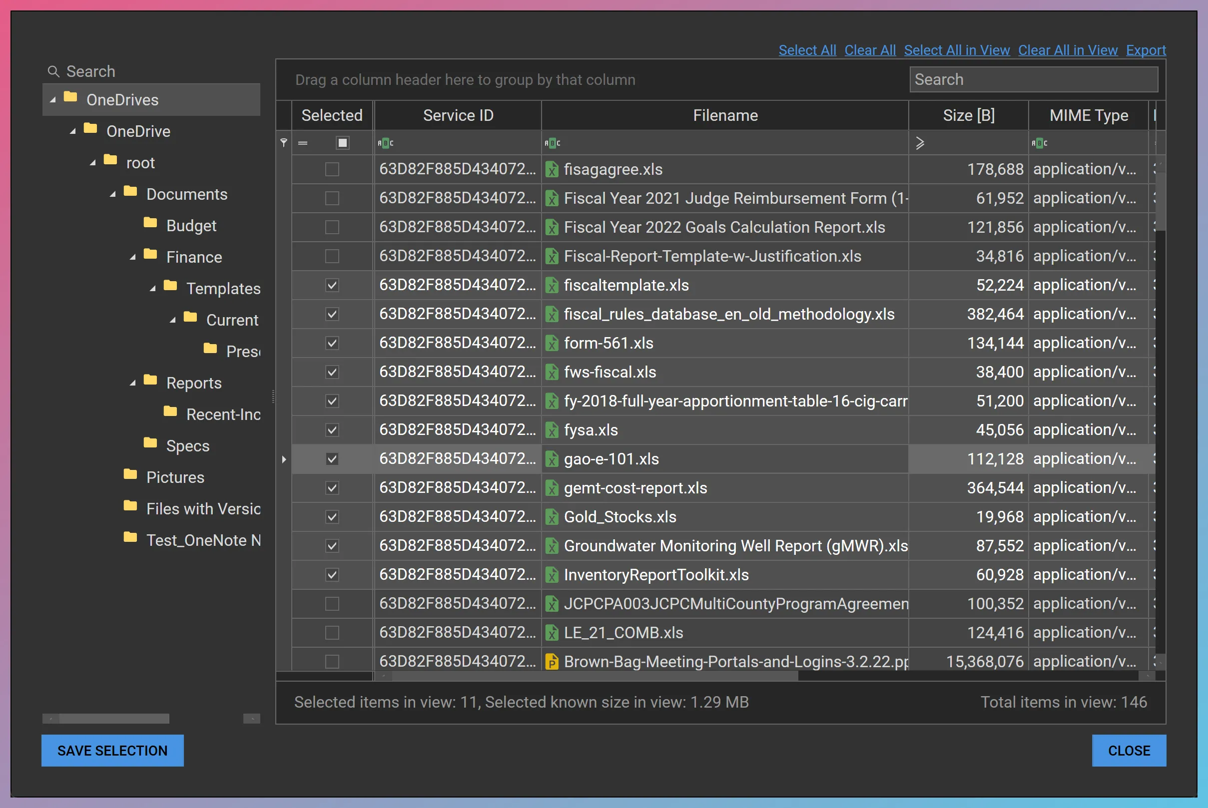 Drive Explorer Interface Drive Explorer User Interface