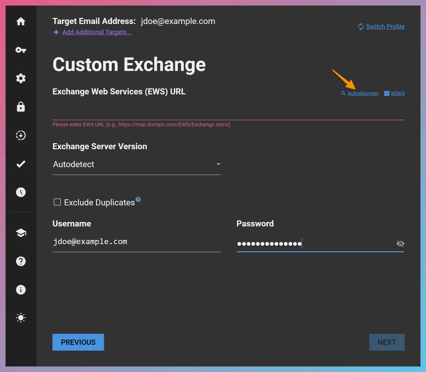 Autodiscovery in FEC