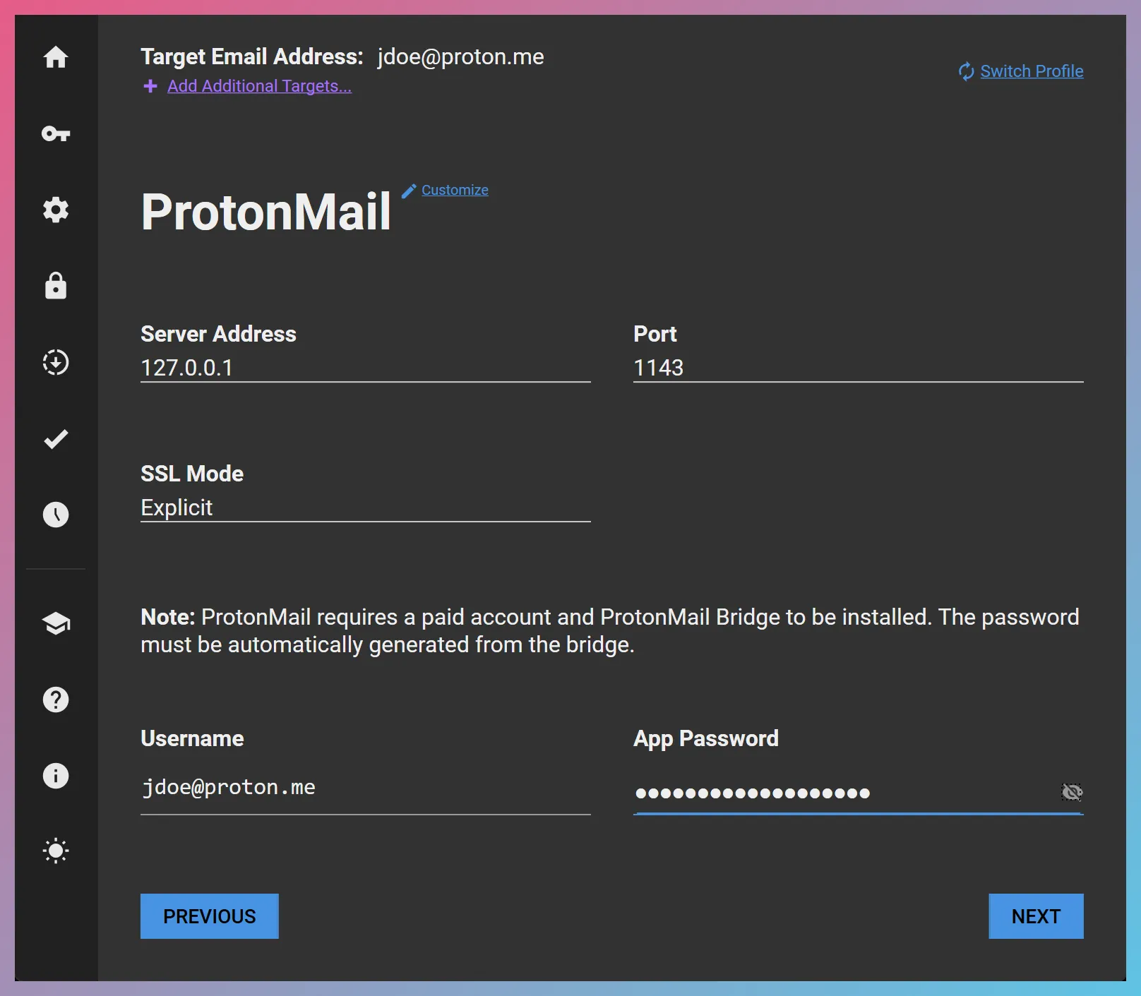 Acquiring ProtonMail via FEC
