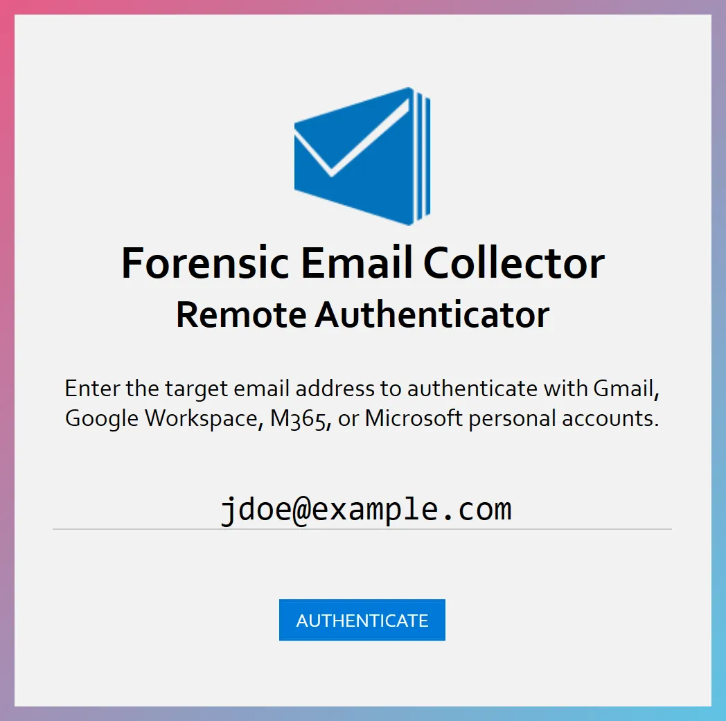 Remote Authenticator for Windows