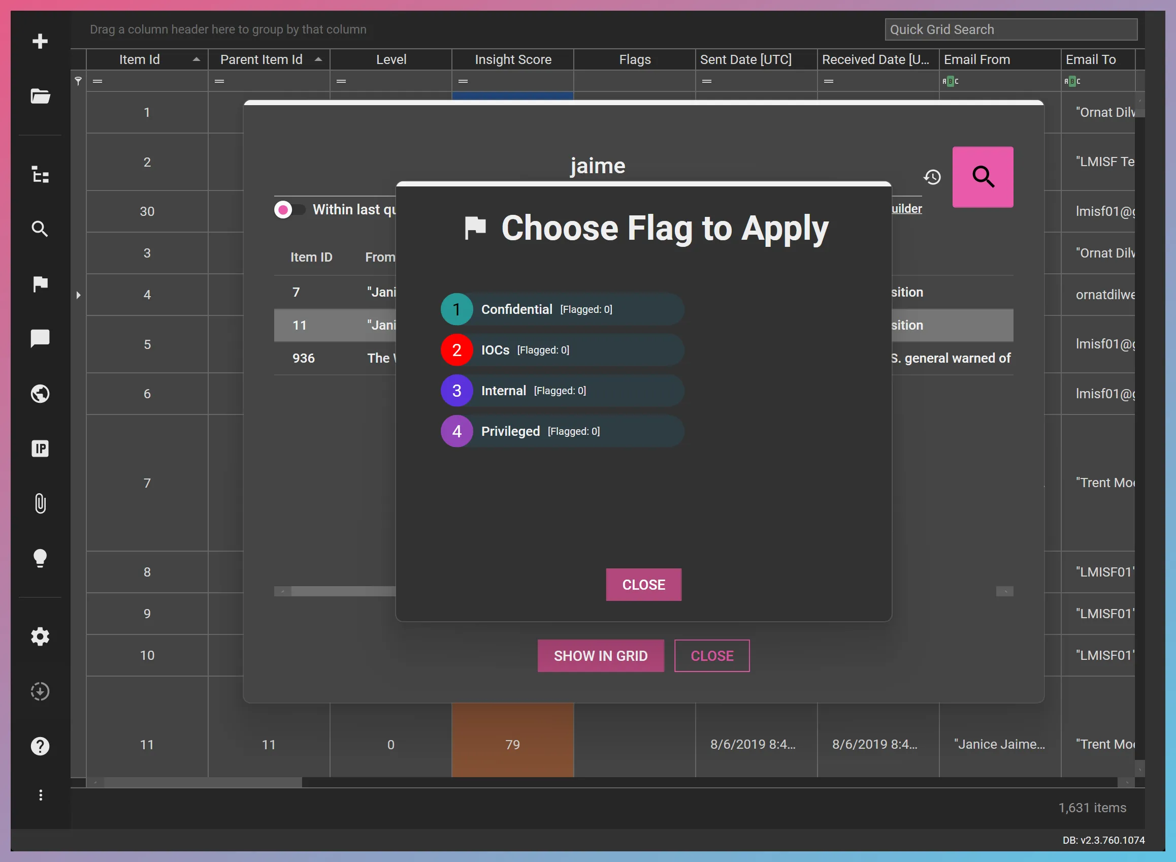 Flagging Search Results