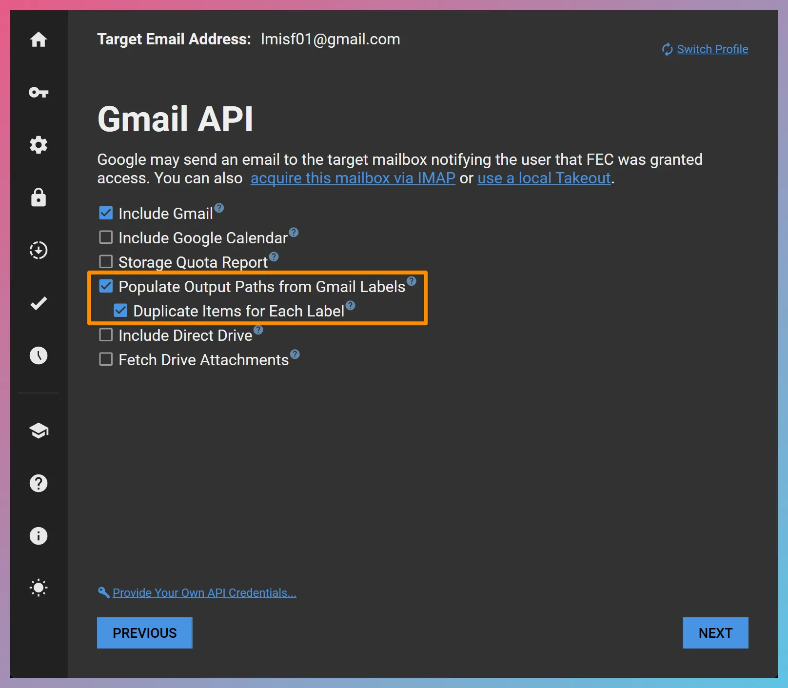 Duplicate Output for Each Gmail Label