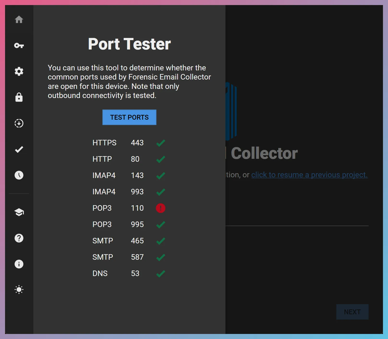 Port Tester